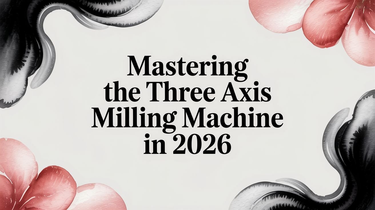 Mastering the Three Axis Milling Machine in 2026