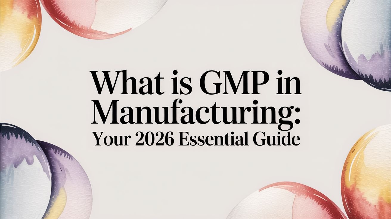 What is GMP in Manufacturing: Your 2026 Essential Guide