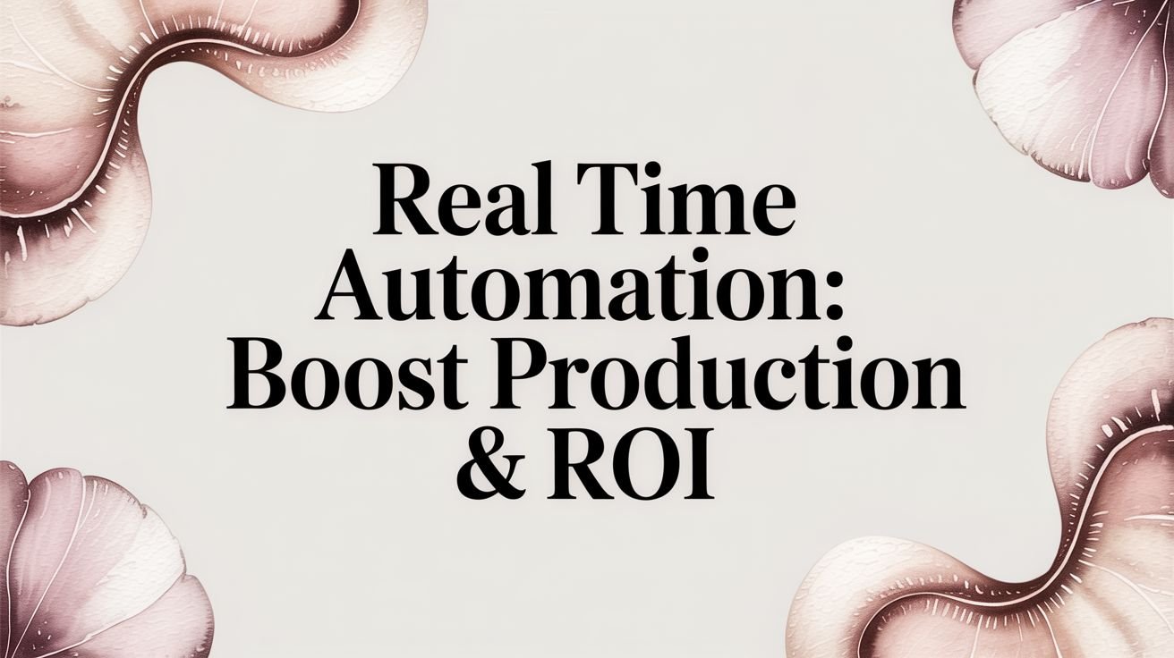 Real Time Automation: Boost Production & ROI