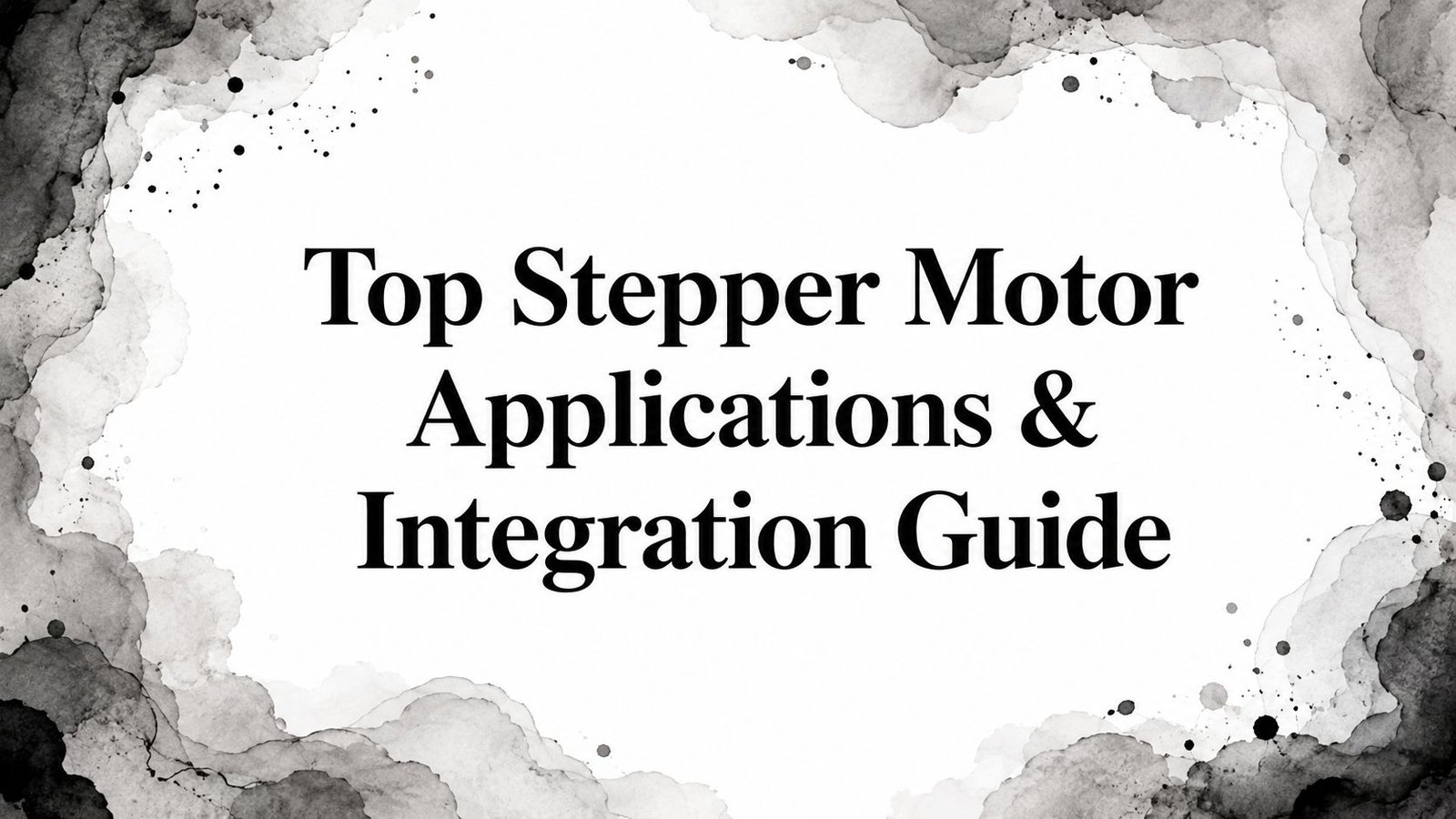 Top Stepper Motor Applications & Integration Guide