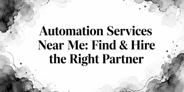 Automation Services Near Me: Find & Hire the Right Partner