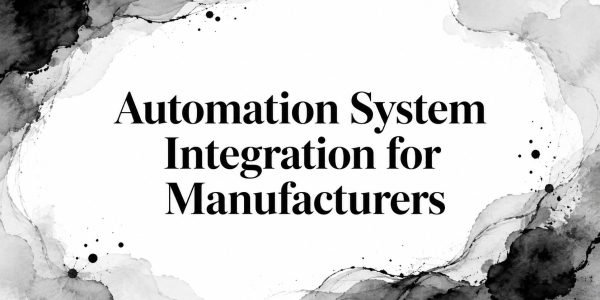 Automation System Integration for Manufacturers