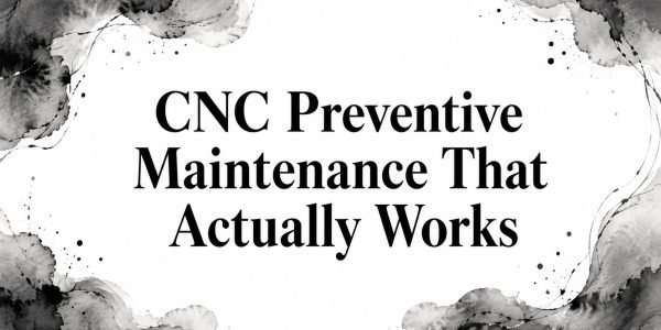CNC Preventive Maintenance That Actually Works