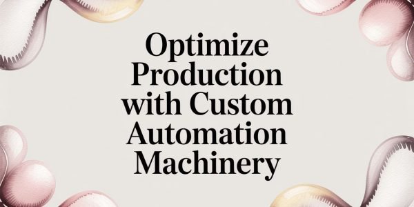 Optimize Production with Custom Automation Machinery