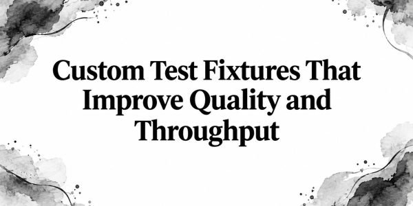 Custom Test Fixtures That Improve Quality and Throughput