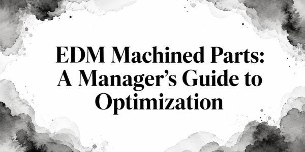 EDM Machined Parts: A Manager’s Guide to Optimization