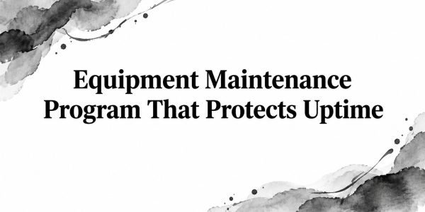 Equipment Maintenance Program That Protects Uptime