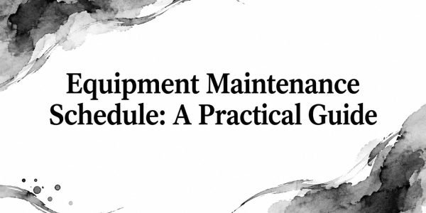 Equipment Maintenance Schedule: A Practical Guide