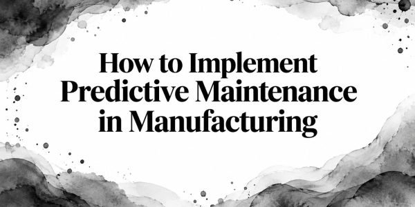 How to Implement Predictive Maintenance in Manufacturing