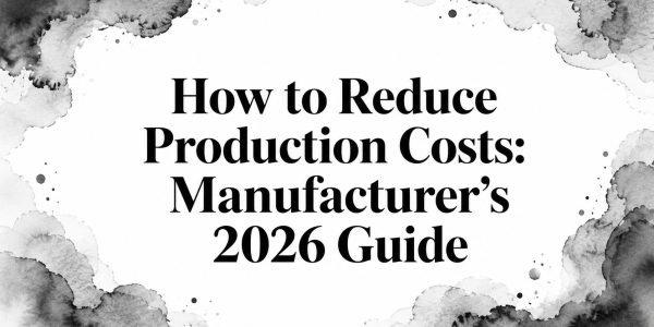 How to Reduce Production Costs: Manufacturer’s 2026 Guide