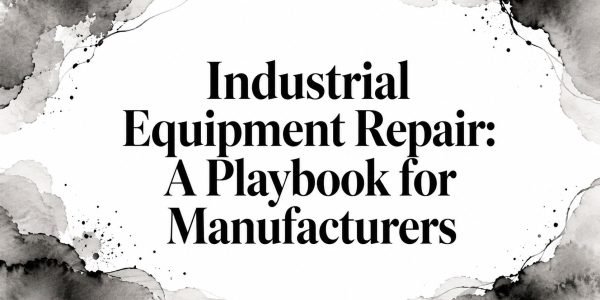 Industrial Equipment Repair: A Playbook for Manufacturers