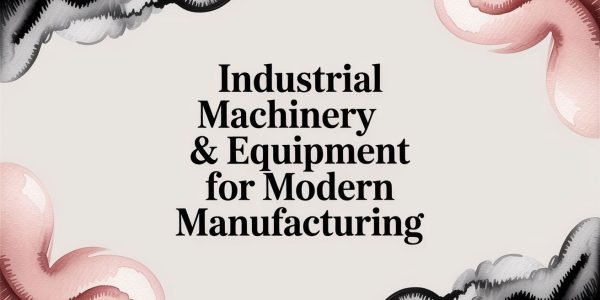 Industrial Machinery & Equipment for Modern Manufacturing