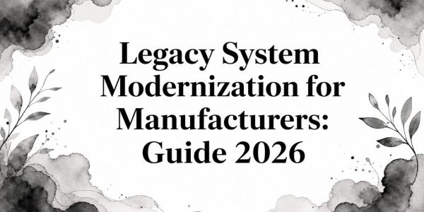 Legacy System Modernization for Manufacturers: Guide 2026