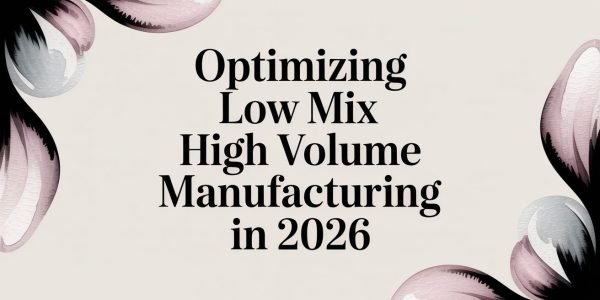 Optimizing Low Mix High Volume Manufacturing in 2026