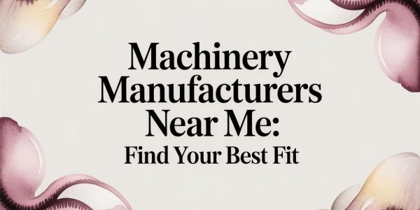 Machinery Manufacturers Near Me: Find Your Best Fit