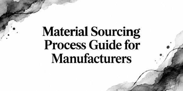 Material Sourcing Process Guide for Manufacturers
