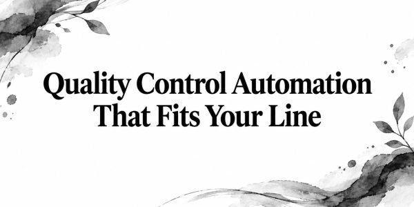 Quality Control Automation That Fits Your Line