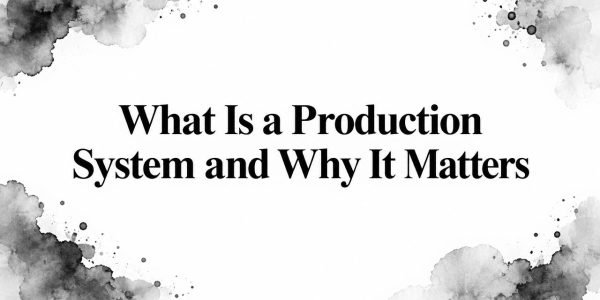 What Is a Production System and Why It Matters