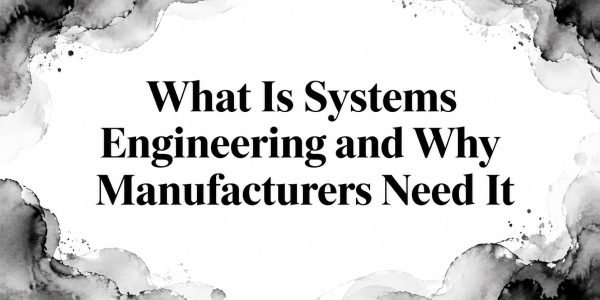 What Is Systems Engineering and Why Manufacturers Need It