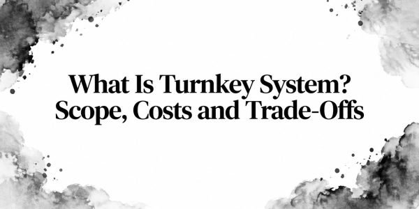 What Is Turnkey System? Scope, Costs and Trade-Offs